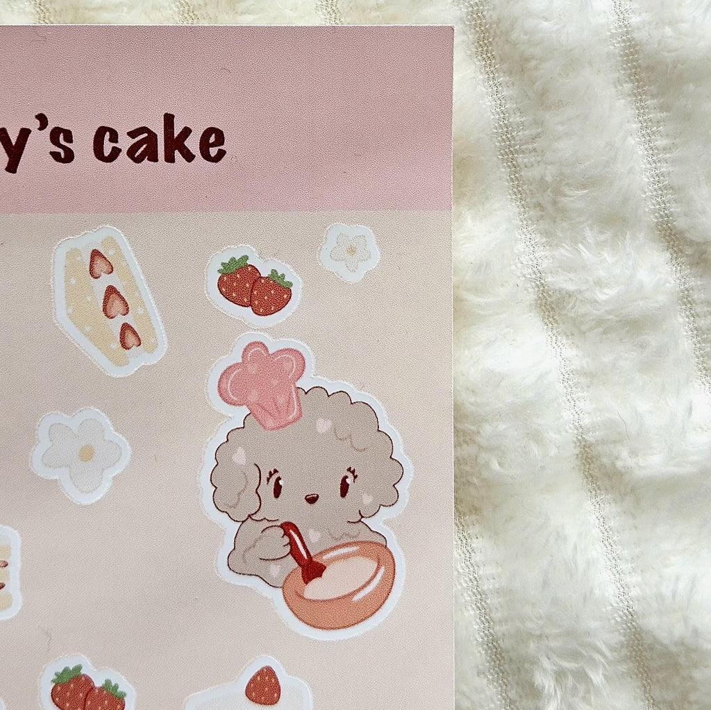 Planche d'autocollants | Lily's Cake | Stickers | Printemps | Scrapbooking, journaling, ordinateur, etc
