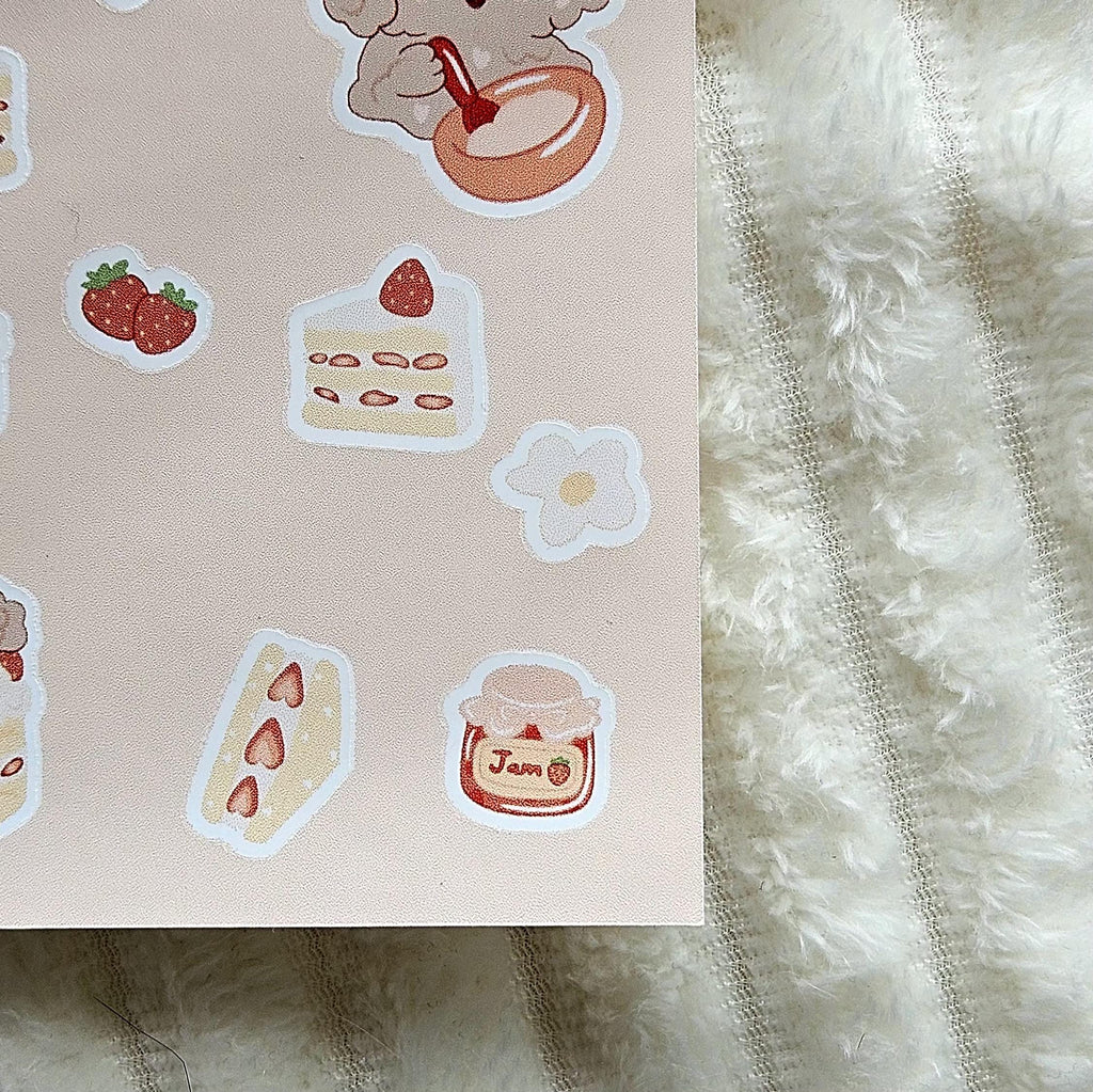 Planche d'autocollants | Lily's Cake | Stickers | Printemps | Scrapbooking, journaling, ordinateur, etc