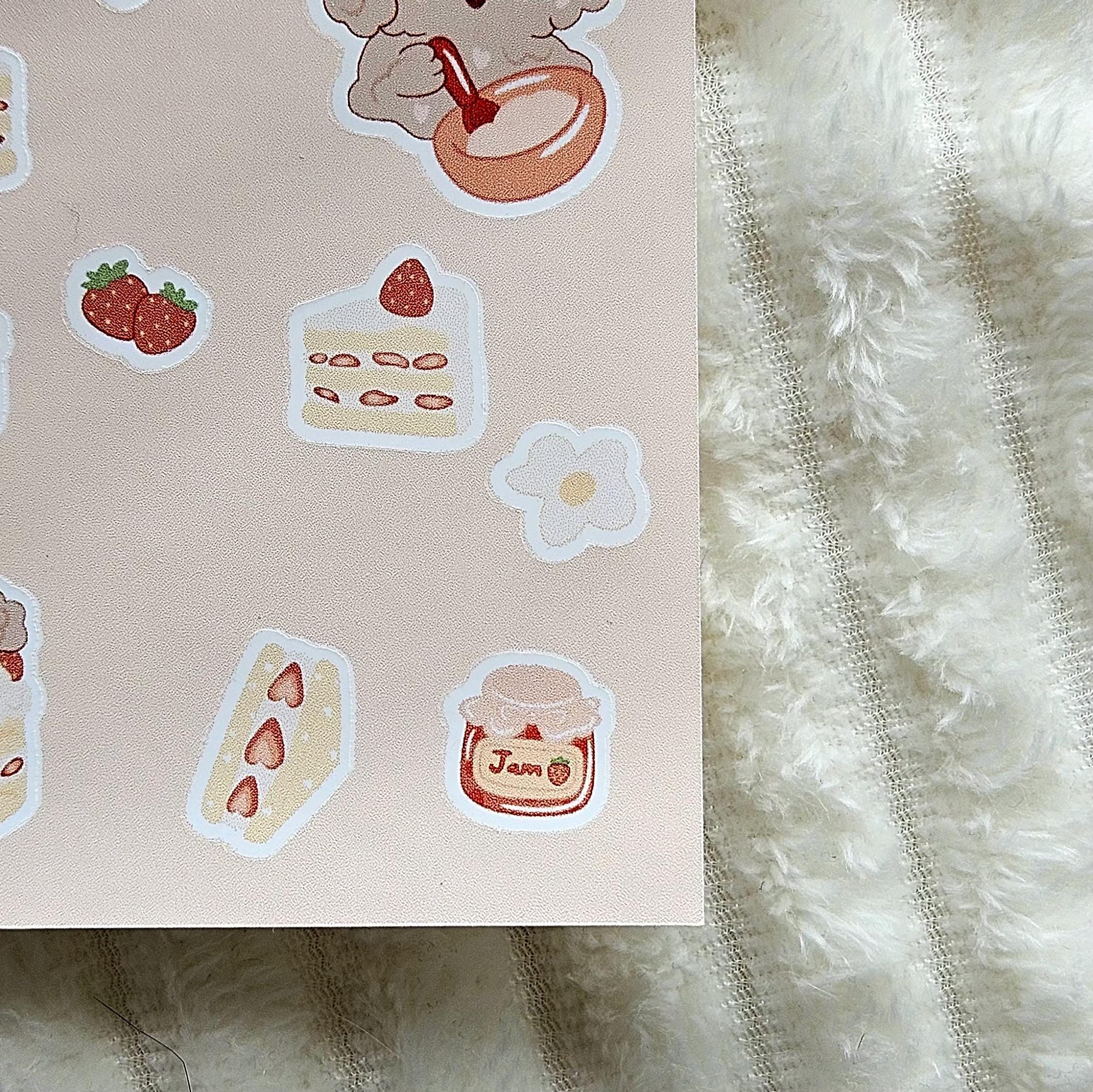 Planche d'autocollants | Lily's Cake | Stickers | Printemps | Scrapbooking, journaling, ordinateur, etc