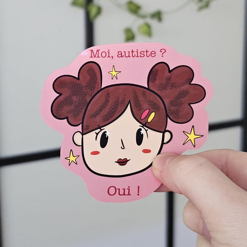 Autocollant Waterproof Vinyle Stickers Autisme pour Ordinateur / Gourde / Carnet / etc
