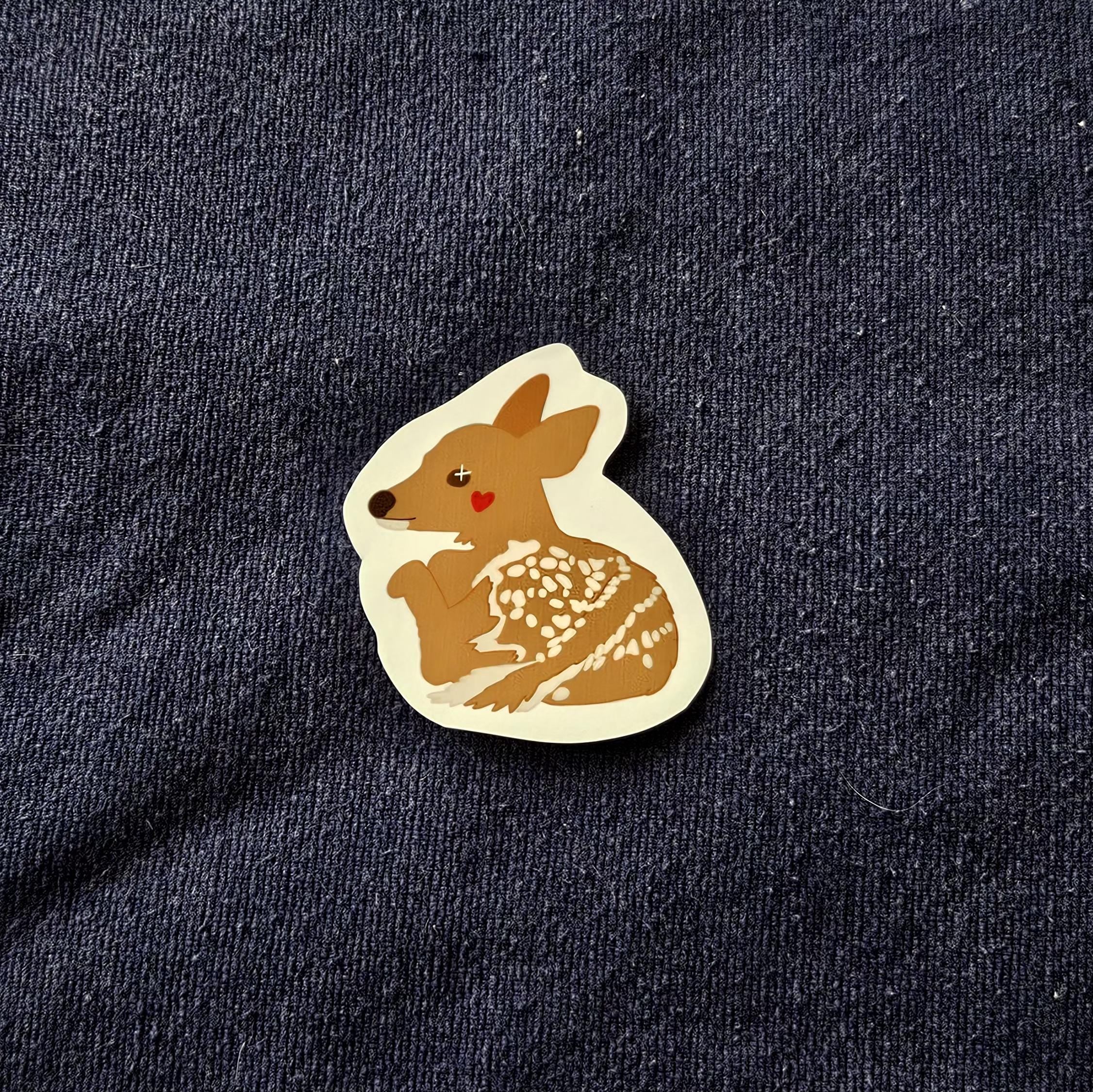 Stickers Animaux de la forêt mignons brillants Autocollants Papeterie et Journaling