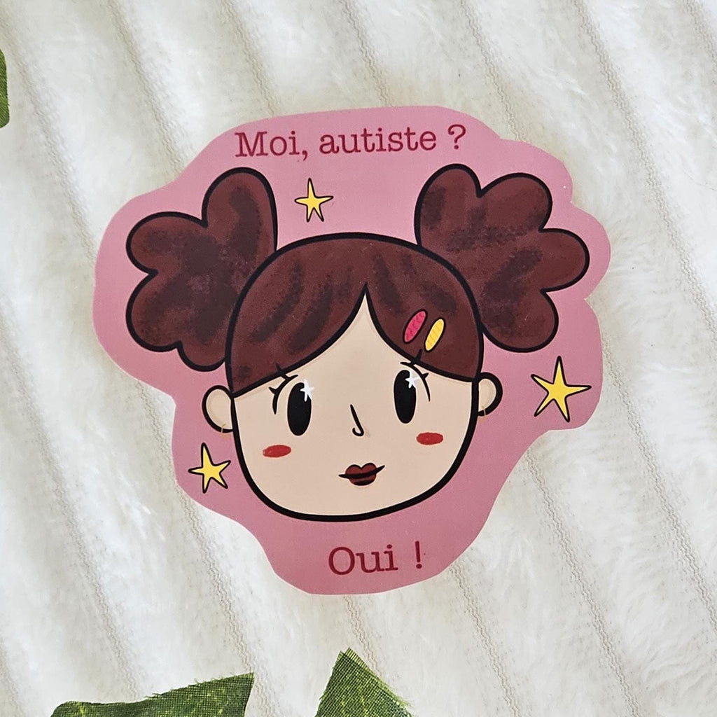 Autocollant Waterproof Vinyle Stickers Autisme pour Ordinateur / Gourde / Carnet / etc