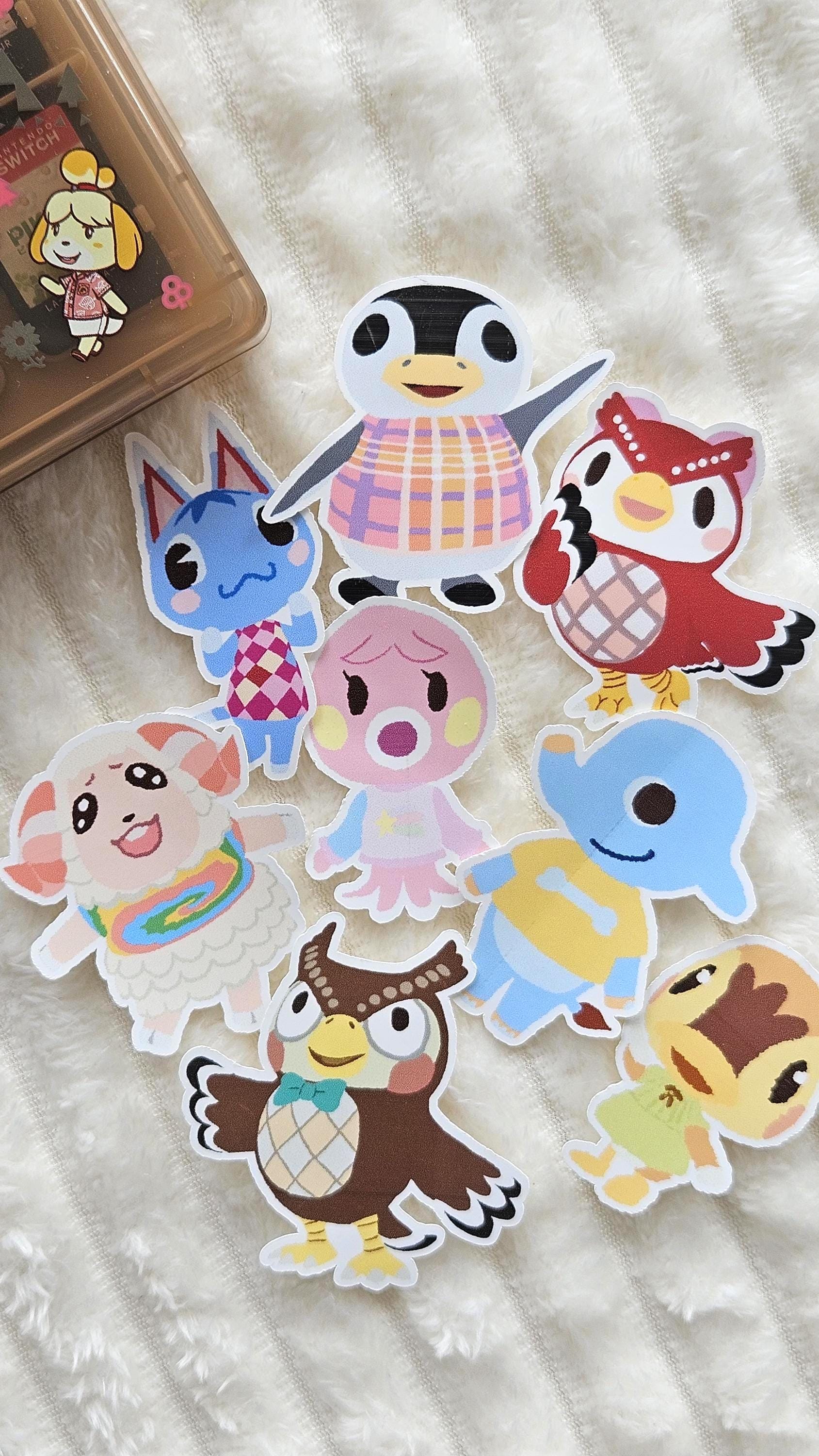 Autocollants Animal Crossing | Habitants | Sticker Vinyle brillant ou holographique | Scrapbooking Journaling Tablette Ordinateur